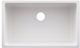 ZLINE Rome 30" White Gloss Dual Mount Single Bowl Fireclay Kitchen Sink-1