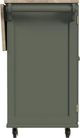 homestyles® Dolly Madison Green Drop Leaf Kitchen Cart-2