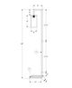 Monarch Specialties Inc. Black 68" Square Floor Lamp-2