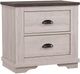 Crown Mark Coralee Chalk/Gray Nightstand-0