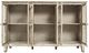 Jofran Inc. Rustic Shores Scrimshaw Cream 6-Door Accent Cabinet-3
