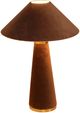 TOV Furniture Graham Chocolate Brown Velvet Table Lamp-4