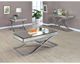 Furniture Of America® Sundance Mirror End Table with Chrome Base -1