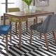 Liberty Furniture Space Savers Satin Walnut Rectangular Leg Table-4