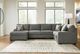 Signature Design by Ashley® Clarington 3-Piece Graystone Left Arm Facing Sectional and Chaise-1