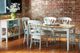 Bermex® Customizable Expression Sand Dining Table with White Table Legs-0