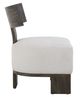 Uttermost® Finlay Dark Walnut/Gray Accent Chair-4