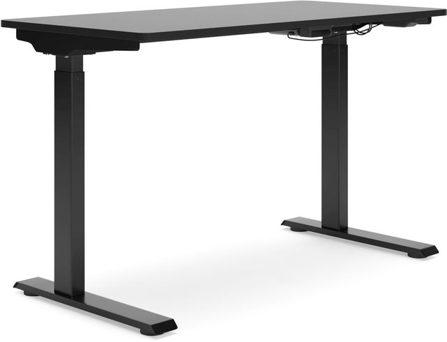 Signature Design by Ashley® Lynxtyn Black 29" Adjustable Height Office Desk-0