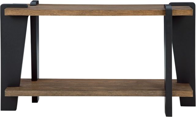 Signature Design by Ashley® Weathermore Black/Brown Sofa Table-2