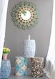 A & B Home Multicolored Cylinder Accent Stool-5