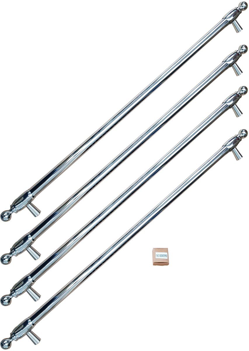 Ensemble de poignées pour réfrigérateur Bertazzoni série Heritage de 36 po - Acier inoxydable