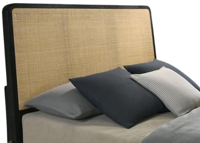 Coaster® Arini Black/Natural California King Panel Bed -3