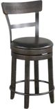 American Wholesale Furniture Farmstead Tobacco Leaf 24" Swivel Bar Stool-0