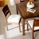 Bassett® Furniture Origins Spence Sable Dining Chair with Thrillist Linen Upholstered Seat-4