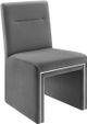 TOV Furniture Jaffa Grey Performance Velvet Dining Chair-0
