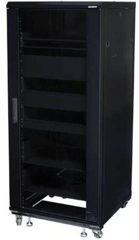 Sanus® Component Series Black 27U Component Rack-3