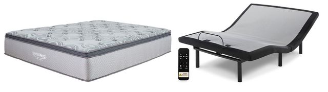 Sierra Sleep® by Ashley® Augusta 2-Piece Wrapped Coil and Better Adjustable Base King Mattress Set-0
