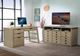 Riverside Furniture Perspectives Sun-Drenched Acacia Single Pedestal Desk-1