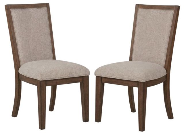 New Classic® Home Furnishings Augusta 7-Piece Gray/Rustic Brown Dining Table Set-3