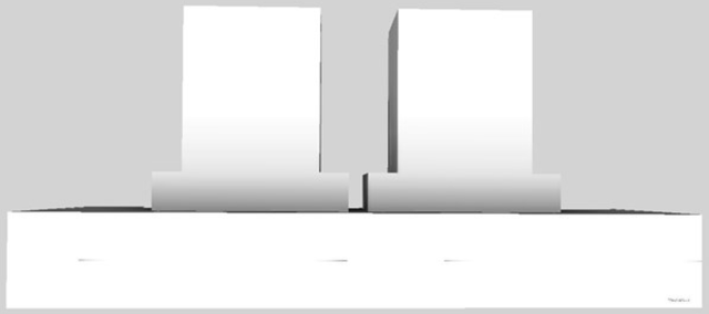 Vent-A-Hood® 66" White Contemporary Island Range Hood-0