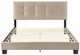 Homelegance® Newberry Light Brown Queen Platform Bed-4