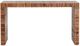 StyleCraft Norman Wyatt Walnut Zebra Wooden Console-1