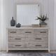 Liberty Furniture Backroads Parchment Brown/Weathered White Dresser and Mirror-1