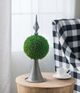 A & B Home Green Faux Boxwood Topiary Ball on Metal Spire-4