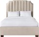 Elements International Harper Sand Queen Upholstered Bed-2