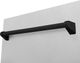ZLINE Autograph Edition 18" Satin Stainless Steel Built In Dishwasher with Matte Black Handle-4