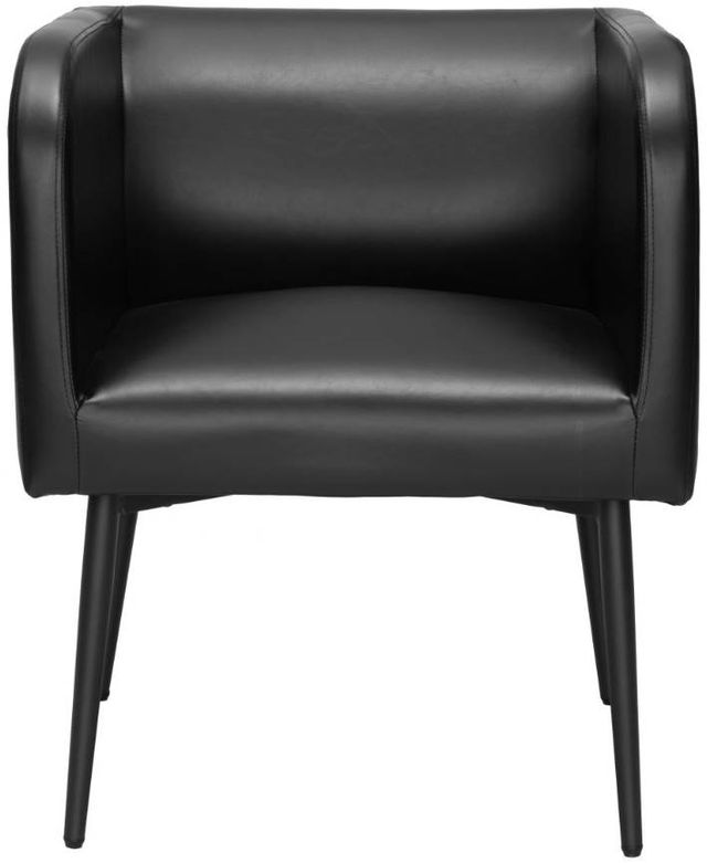 Zuo® Modern Horbat Black Dining Arm Chair-2