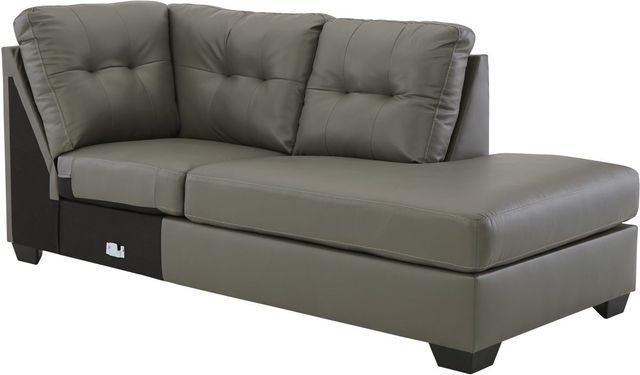 Signature Design by Ashley® Donlen 2-Piece Gray Right-Arm Facing Sofa Sectional and Chaise-3