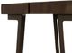 International Furniture Direct Walnut Reddish Brown Cocktail Table with Black Base-5