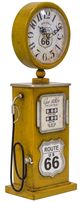 YHD Route 66 Yellow Table Top Clock-0