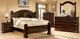 Furniture of America® Burleigh Cherry Eastern King Panel Bed-1