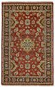 Feizy Ustad Red/Black 5'6" x 8'6" Rug-0
