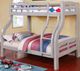 Furniture of America® Solpine Gray Twin/Full Bunk Bed-0