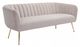 Zuo® Deco Beige & Gold Sofa -0