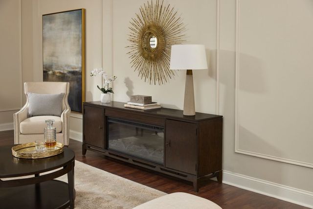 aspenhome® Sutton French Roast 80" Fireplace Console-1
