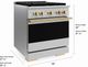 ZLINE Marino 30" Stainless Steel Pro Style Dual Fuel Range with 4-Burner DuoPro™ Cooktop and Electric Convection Oven and Polished Gold Accents-2