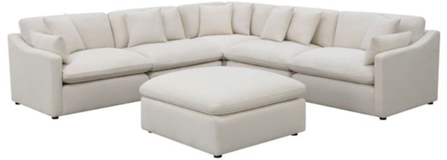 Coaster® Hobson 6-Piece Ivory Sofa Sectional