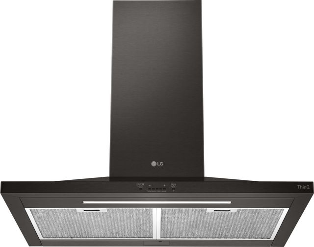 LG 36" Black Stainless Steel Wall Hood-4
