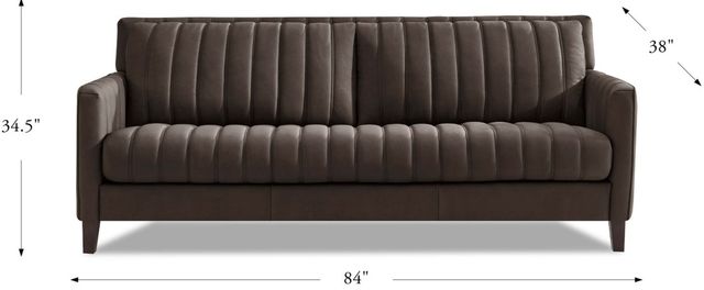 Hydeline® Ennis Chocolate Brown Sofa-2