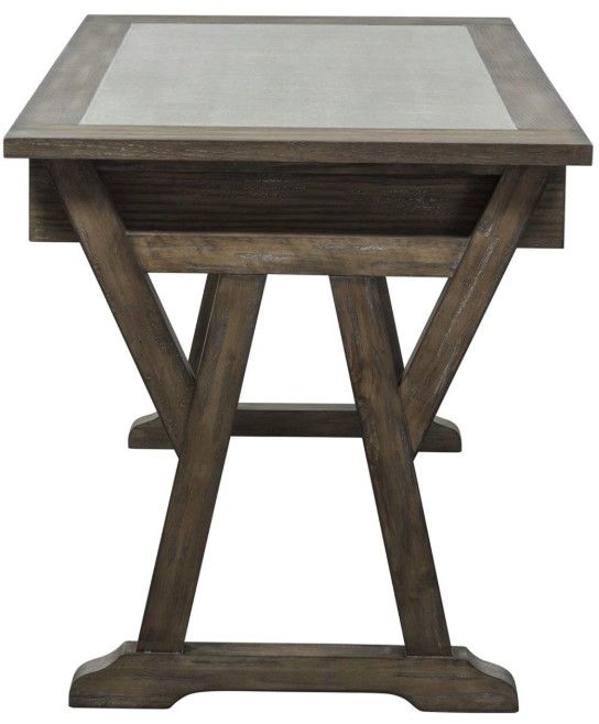 Liberty Furniture Stone Brook Rustic Saddle Laptop Desk-2