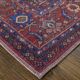 Feizy Rawlins Beige/Red 5' x 3' Rug-1