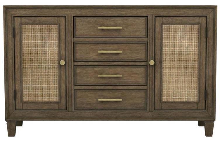 Coaster Matisse Light Brown 4 Drawer Sideboard Buffet M H Appliance