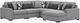 Benchcraft® Bealton 5-Piece Pepper/Salt Right-Arm Facing Sectional and Chaise-0