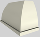 Vent-A-Hood® Designer Series 54" Biscuit Wall Mounted Range Hood-1