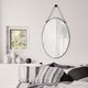 Renwil® Parbuckle Black Powder Coated Wall Mirror-5