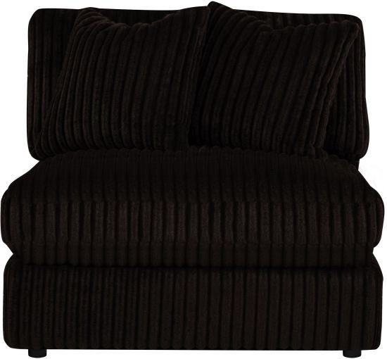 Coaster® Blaine Chocolate Brown Upholstered Armless Chair-2